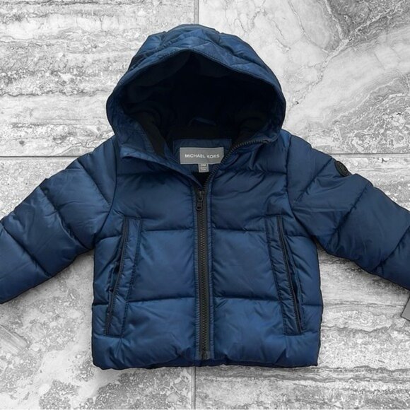 Michael Kors Midnight Puffer Jacket, Size 24M, New w/Tag - Picture 1 of 9